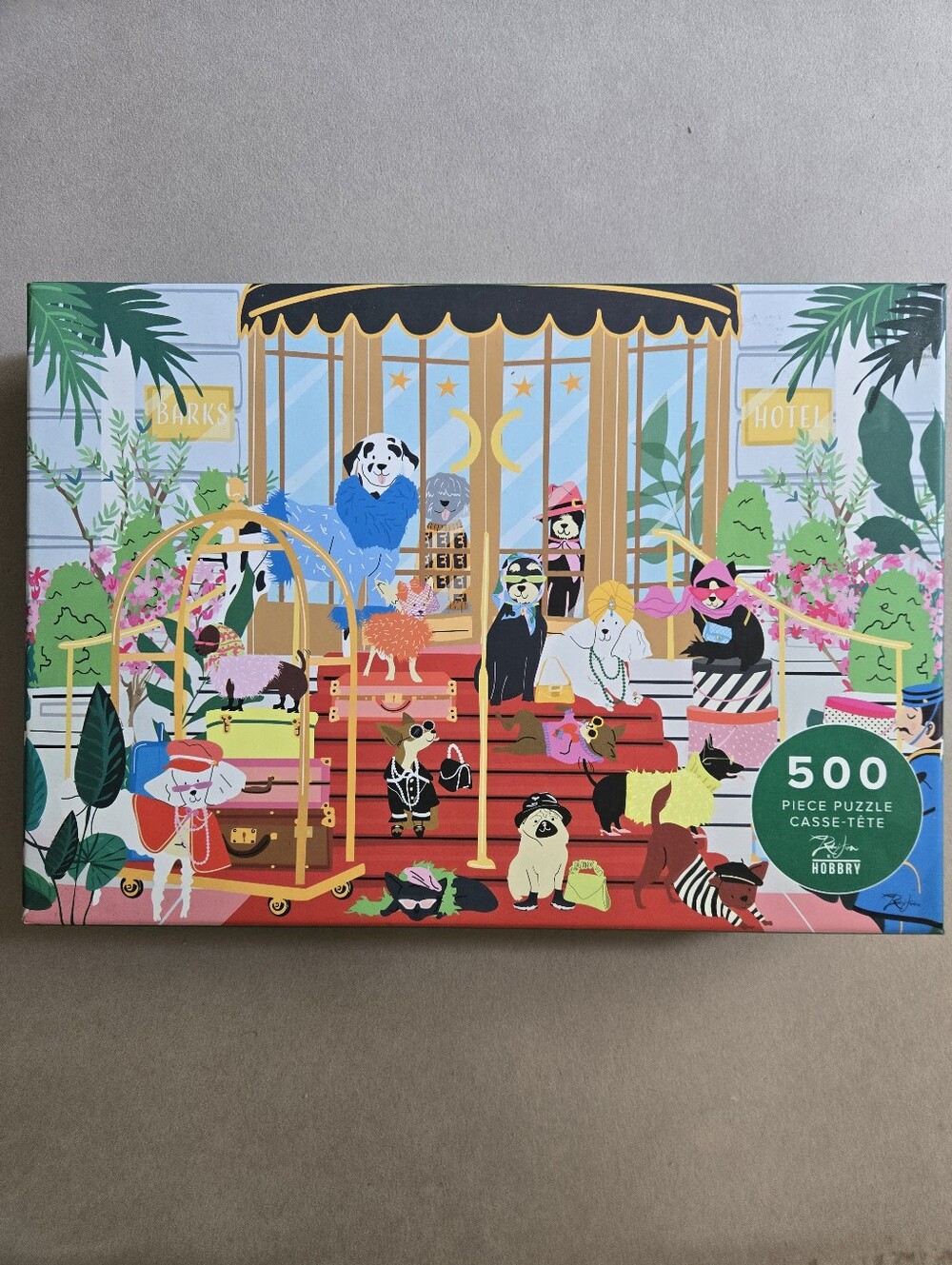 Hobbry Barks Hotel 500 Piece Puzzle